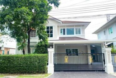 ขายบ้านเดี่ยว 2 ชั้น 81 ตรว. 4 ห้องนอน โครงการเพอร์เฟคมาสเตอร์พีซ พระราม 9 ใกล้มอเตอร์เวย์