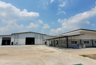 WAN335ขาย/เช่าโรงงานพื้นที่ใช้สอยขนาด2800ตรม. ศูนย์กลางนิคมอุตสหกรรมต่างๆ ของ จ.ชลบุรี  เขต EEC  ใกล้ถนน 331