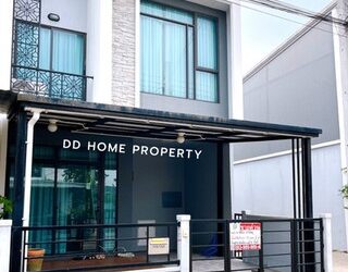 ขายหมู่บ้านพลีโน่ (หลังมุม) บางใหญ่ หน้าบ้านหันทางทิศใต้ (DD001161)