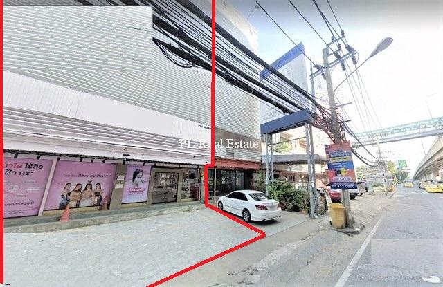 ให้เช่าอาคารพาณิชย์ 1 ชั้นครึ่ง 270 ตรม. ติดถนนศรีนครินทร์ เหมาะทำคลีนิก ติดรถไฟฟ้าสถานีศรีลาซาล