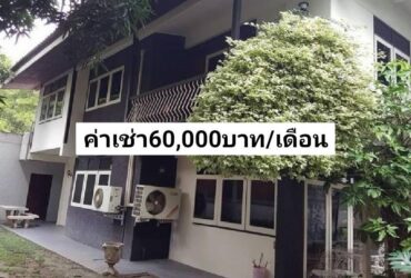 EPL-HR1960 ให้เช่าบ้านเดี่ยว2ชั้น ลาดพร้าว15 เนื้อที่ 180 ตารางวา 4 ห้องนอน 2 ห้องน้ำ จอดรถได้5-6คัน ทำออฟฟิศ