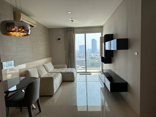 ปล่อยเช่าห้องคอนโด Villa Sathorn krungthonburi ขนาด 56 ตารางเมตร 1 นอน 1 น้ำ ห้องมุม วิวแม่น้ำ
