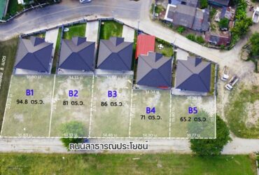 ขายที่ดินย่านชุมชน โซนทุ่งปากเก็ด อ.สันทราย จ.เชียงใหม่ เริ่มต้น 65 ตรว.