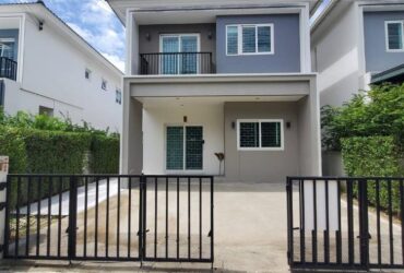 ขายบ้านเดี่ยว 2 ชั้น หมู่บ้านชวนชื่น พาร์ค อ่อนนุช-วงแหวน ( บ้านแฝด สไตล์บ้านเดี่ยว )