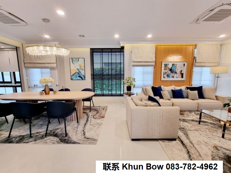 Code CC 1314 Rent a luxury house  Project  Nantawan Rama 9   Rent price 650000 ใกล้ Brighton International School