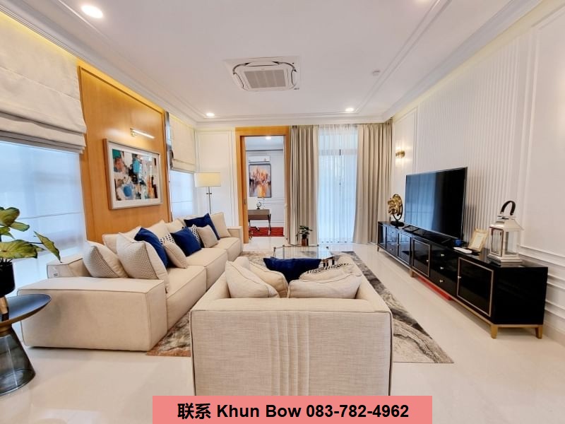 Code CC 1314 Rent a luxury house  Project  Nantawan Rama 9   Rent price 650000 ใกล้ Brighton International School