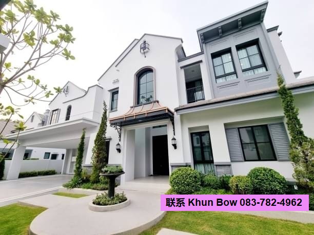 ปล่อยFOR RENTบ้านหรูใหม่ เขตสะพานสูง โครงการนันทวัน พระราม9  ให้เช่าราคา 650000ใกล้โรงเรียนนานาชาติ