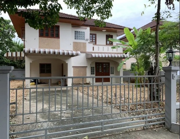 ให้เช่าบ้านเดี่ยวหลังมุม ริมคลองหมู่บ้านทิพย์มณฑล ย่าน พุทธมณฑล สาย 2