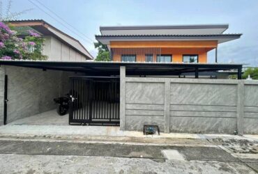 ให้เช่าบ้านเดี่ยว2ชั้น 50 ตร.ว. 3ห้องนอน ซอยเอกชัย34 บ้าน สไตล์ลอฟ ย่านเอกชัย บางบอน พระราม2