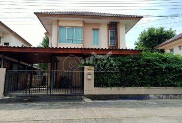 บ้านให้เช่า บ้านเดี่ยว 2ชั้น หมู่บ้านพฤกษาปูริ วงจันทร์ ถนนสุวินทวงศ์ มีนบุรี