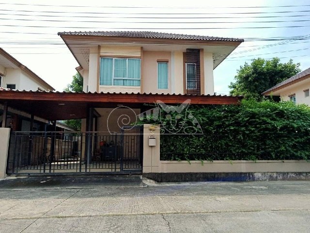 บ้านให้เช่า บ้านเดี่ยว 2ชั้น หมู่บ้านพฤกษาปูริ วงจันทร์ ถนนสุวินทวงศ์ มีนบุรี