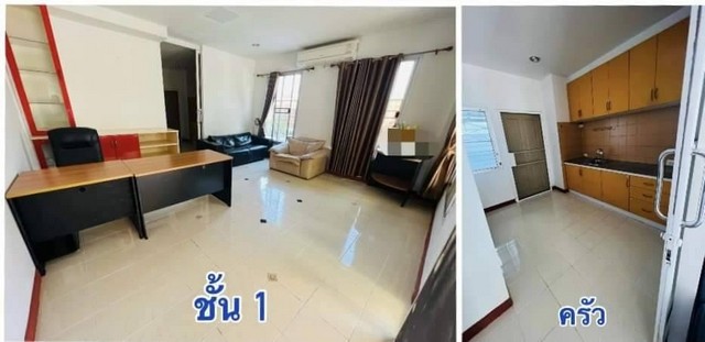 C3501 ให้เช่าทาวน์โฮม 3 ชั้น โครงการบ้านกลางเมือง Swiss Town เกษตร-นวมินทร์ พร้อมเฟอร์นิเจอร์