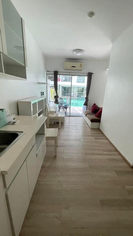 ให้เช่า A Space Condo Asoke-Ratchada  1นอน ระเบียงติดสระว่ายน้ำ  ใกล้MRT พระราม9