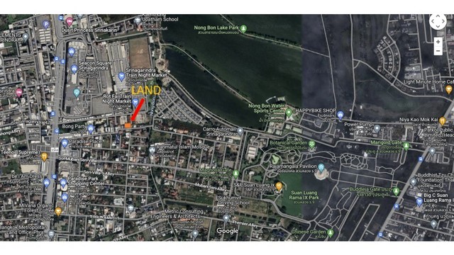 ให้แจ้งรหัส ZS02-018  ที่ดิน ถนนศรีนครินทร์ 53 พื้นที่ 1 งาน