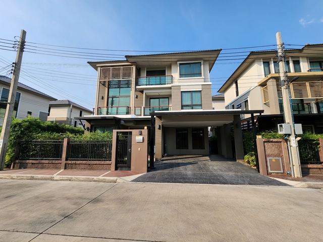 ขายบ้านเดี่ยว หลังมุม 3 ชั้น Passorn ภัสสร สรงประภา ดอนเมือง ตกแต่งเฟอร์บิ้วอินอย่างดีครบ ใกล้ทางด่วนศรีรัช