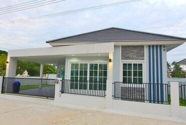 ขายบ้านเดี่ยว โมเดิร์น สไตล์อังกฤษ โครงการ P-Village บ้านค่าย ระยอง บ้านใหม่ ใกล้ถนนใหญ่ และย่านชุมชน เดินทางสะดวก