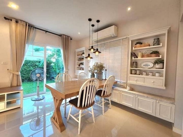 HR 5680 ให้เช่าบ้านวิลลาจจิโอบางนา พร้อมเข้าอยู่ เฟอร์นิเจอร์ครบ Villaggio บางนา เทพารักษ์