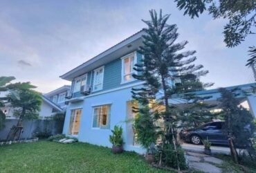 WAN352ให้เช่าบ้านวิลลาจจิโอบางนา พร้อมเข้าอยู่ เฟอร์นิเจอร์ครบ Villaggio บางนา – เทพารักษ์