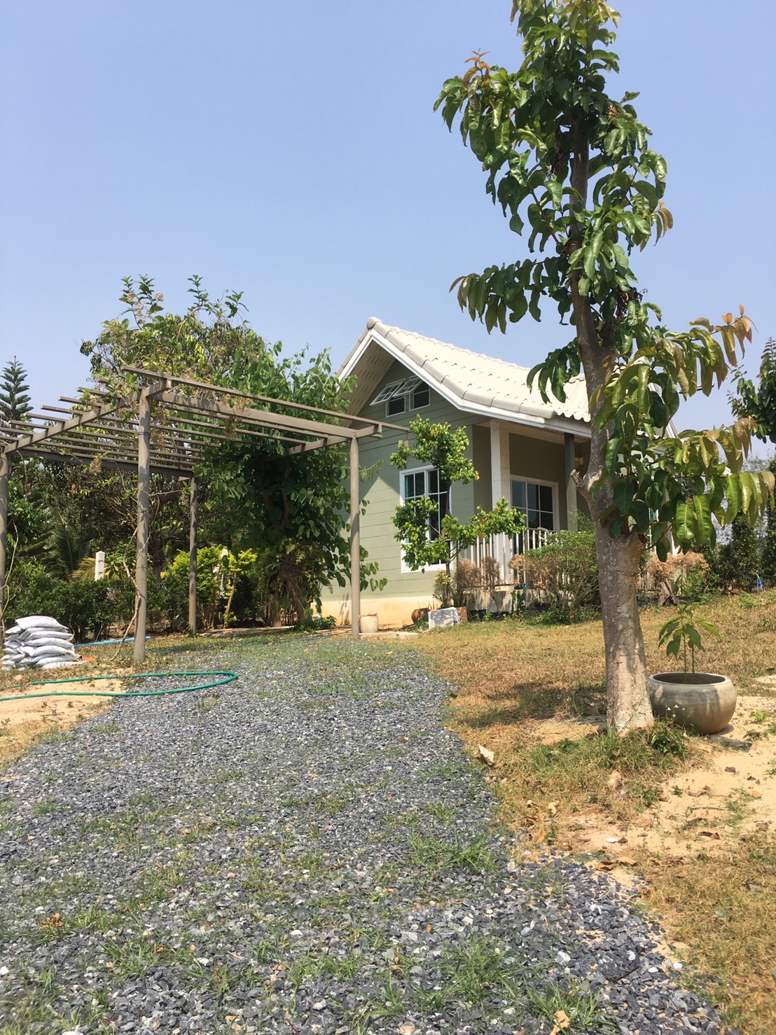 ขายบ้านสวนเขาใหญ่ พร้อมอยู่  พร้อมเฟอร์นิเจอร์ อ.ปากช่อง จ.นครราชสีมา (เจ้าของขายเอง)