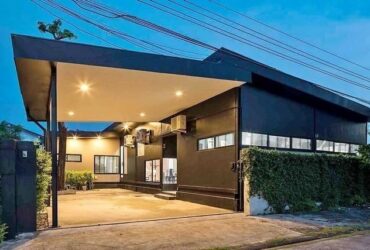 ให้เช่าบ้านเดี่ยวชั้นเดียว 91 ตรว. รามอินทรา 34 ซอยอยู่เย็น เหมาะทำออฟฟิศ (สตูดิโอ) ใกล้เลียบทางด่วนเอกมัย-รามอินทรา