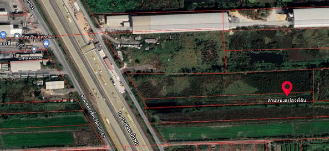 ขายที่ดิน ติดถนนกาญจนาภิเษก ตร.ว.ละ 10000 บาท 3 ไร่ 1 งาน 46 ตร.ว. Land for sale