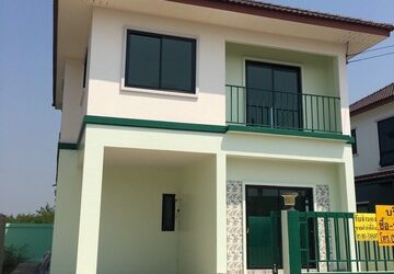 ขายบ้านเดี่ยว สองชั้น เนื้อที่ 50 ตรว. บ้านใหม่ มือหนึ่ง ต.หนองบัว อ.บ้านโพธิ์ จ.ฉะเชิงเทรา