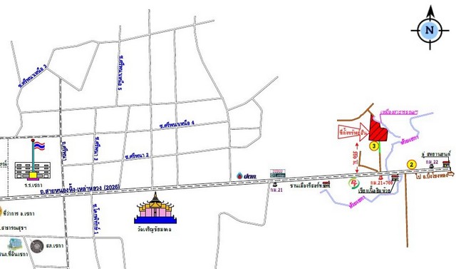 ขายอาคารสำนักงาน และอาคารอู่ซ่อมรถ บึงกาฬ  PSC10168