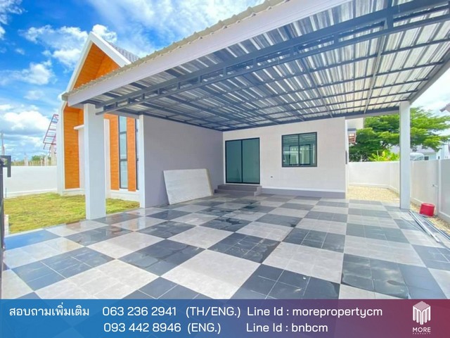 More-146HS ขายบ้านใหม่สไตล์นอร์ดิก ใกล้ที่ว่าการอำเภอสารภี,เชียงใหม่