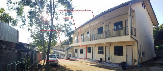 ขายหอพัก 2 ชั้น รวม 39 ห้อง ตั้งอยู่ติดถนนใหญ่ ทำเลดี เมืองพะเยา, พะเยา ใกล้มหาลัยพะเยา PSC10022