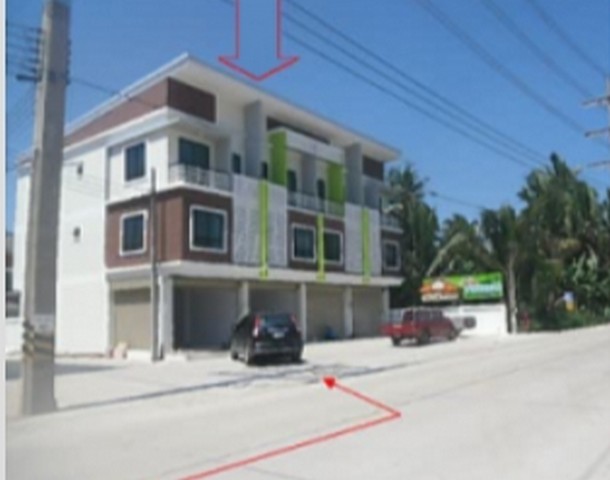 ขายอาคารพาณิชย์ 3 ชั้น 2 คูหา โครงการ บ้านเหมืองทอง  อ.เมือง ชลบุรี  PSC10926