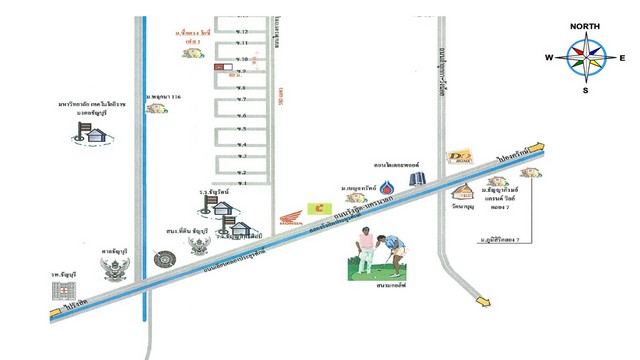 ขายบ้านเดี่ยว   หมู่บ้านซื่อตรง โคซี่ รังสิต คลอง 6 ปทุมธานี (PKT112639)