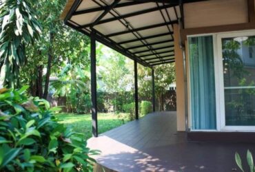 ขายบ้านพร้อมผู้เช่า  โครงการคุณภาพ​ Q House​ บรรยากาศ​ร่มรื่น​เย็นสบาย