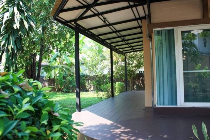 ขายบ้านพร้อมผู้เช่า  โครงการคุณภาพ​ Q House​ บรรยากาศ​ร่มรื่น​เย็นสบาย