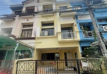 [H336]บ้านว่างให้เช่า ทาวน์โฮม บ้านกลางเมืองรัชดา-เหม่งจ๋าย1 สหการประมูล เลียบด่วนรามอินทรา ใกล้ รร.Singapore,รร.Regent ‘s