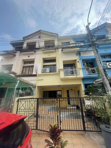 [H336]บ้านว่างให้เช่า ทาวน์โฮม บ้านกลางเมืองรัชดา-เหม่งจ๋าย1 สหการประมูล เลียบด่วนรามอินทรา ใกล้ รร.Singapore,รร.Regent ‘s