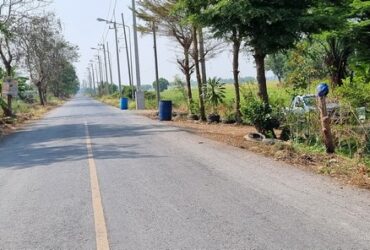 ที่ดินเลียบคลองระพีพัฒน์ 4 ไร่ โรงไฟฟ้าวังน้อย อยุธยา ราคาถูกแบ่งขายได้
