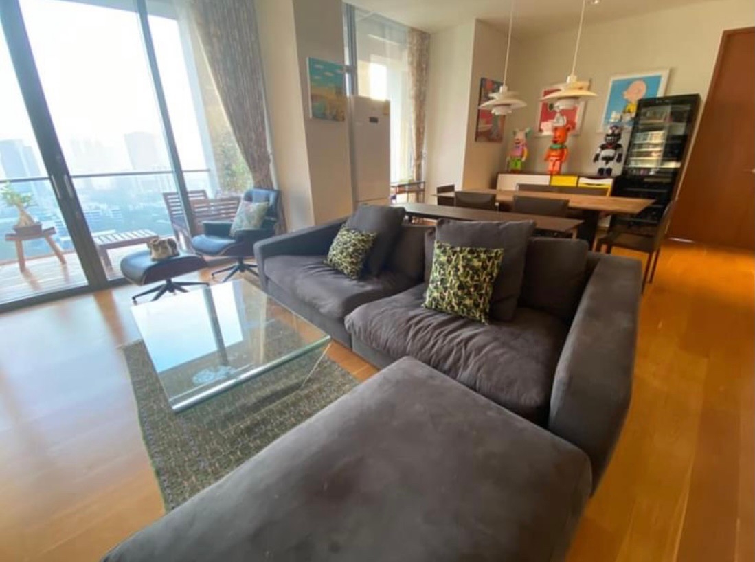ให้เช่า คอนโด Sukhothai Residences ขนาด 122 ตร.ม. 2 ห้องนอน