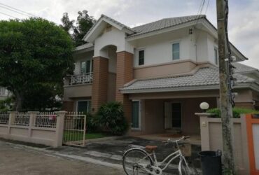 [H341]บ้านว่างให้เช่า บ้านเดี่ยว 2 ชั้น หลังมุม บ้านสวนราชา เกษตร-นวมินทร์ มัยลาภ ใกล้เลียบด่วนรามอินทรา รถไฟฟ้าสายสีชมพู ตกแต่งพร้อมเฟอร์ฯ