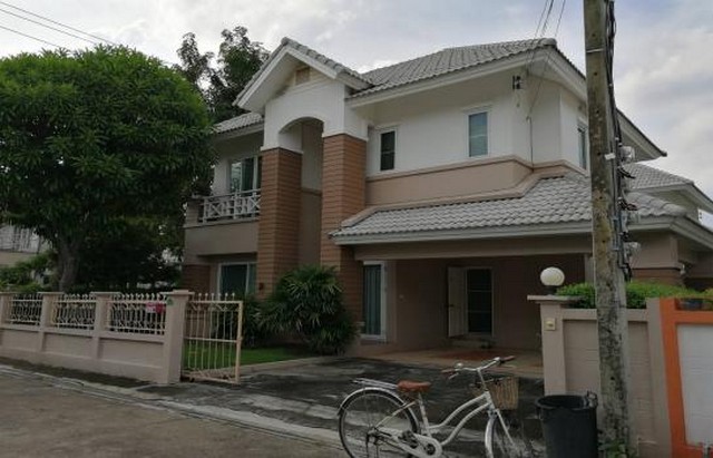 [H341]บ้านว่างให้เช่า บ้านเดี่ยว 2 ชั้น หลังมุม บ้านสวนราชา เกษตร-นวมินทร์ มัยลาภ ใกล้เลียบด่วนรามอินทรา รถไฟฟ้าสายสีชมพู ตกแต่งพร้อมเฟอร์ฯ
