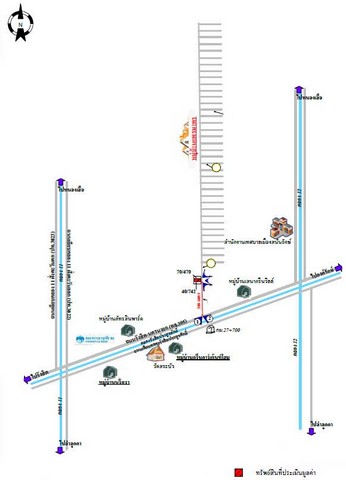 ขายทาวน์เฮ้าส์  หมู่บ้านแพรมาพร เพลส รังสิต-คลอง 11 ปทุมธานี (PKT43279)