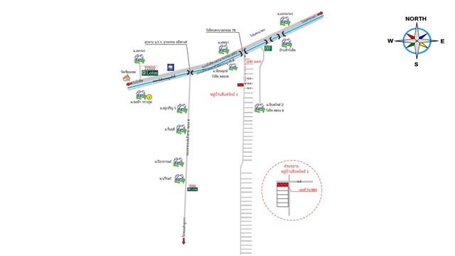 ขายทาวน์เฮ้าส์  หมู่บ้านสินทรัพย์ 1  ปทุมธานี (PKT43279)