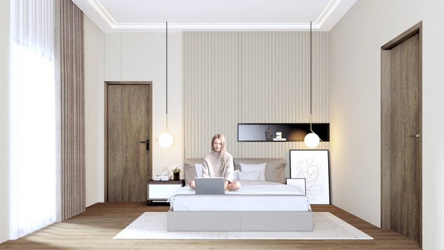 ขายทาวน์โฮม บ้านสร้างใหม่ โซนป่าคลอก ถลาง 2 หลังสุดท้าย