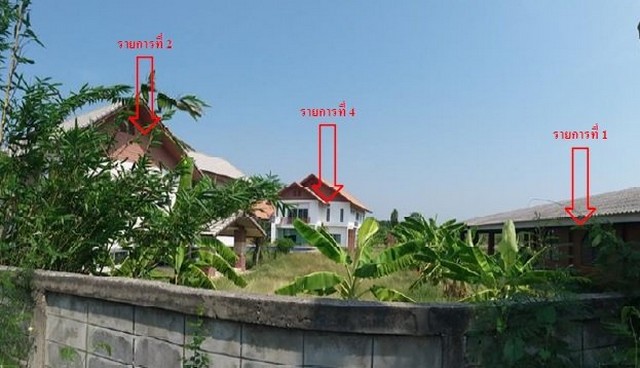 ขายบ้านพักอาศัย 3 หลัง มีสระว่ายน้ำ เนื้อที่ 4 ไร่ กำแพงแสน, นครปฐม PSC08387