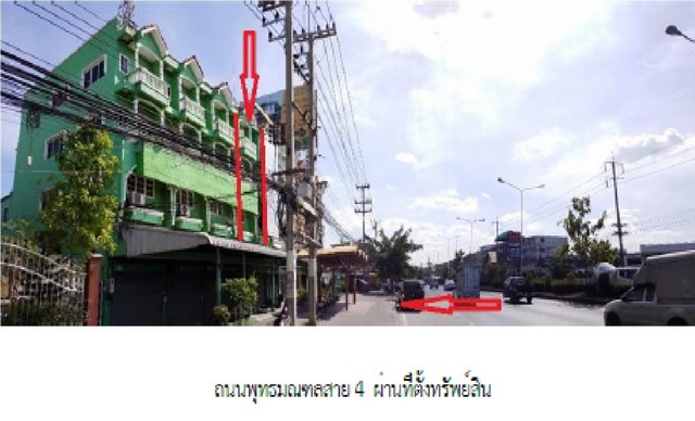 ขายอาคารพาณิชย์ 4 ชั้น  ย่านสามพราน-นครปฐม PSC10620