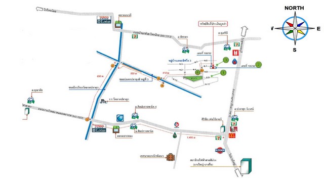 ขายบ้านเดี่ยว  โครงการเดอะ ลิฟวิ่ง 3 นนทบุรี (PKT173366)