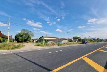 ขาย ที่ดิน 9-3-88​ ไร่​ เทพนิมิต​ โป่งน้ำร้อน​ จันทบุรี​ ติดถนนใหญ่​ ด้านหลังติดคลอง​ เหมาะทำล้งหรือโกดัง