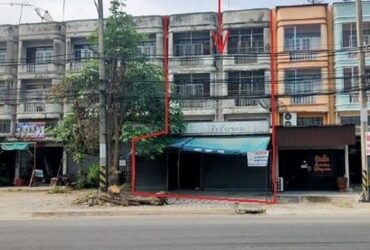 ขายอาคารพาณิชย์โครงการลาภอนันต์  3 ชั้น 2 คูหา ติดถนน บ้านโป่งราชบุรี PSC11871