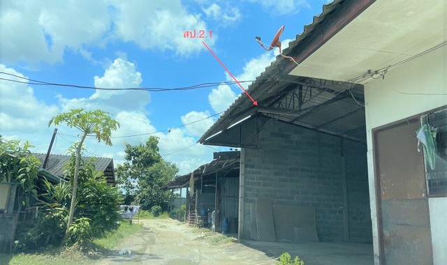 อาคารชั้นเดียวโกดัง และบ้านพักคนงาน 514 ตร.ว. บ้านบึง ชลบุรี PKK02-11386