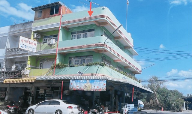 อาคารพาณิชย์ 3 ชั้น ห้องมุมประกอบกิจการค้าขายได้ PKK04-05724