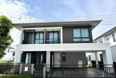 HR0012 ให้เช่าบ้านเดี่ยว 2 ชั้น เฟอร์ครบพร้อมอยู่ โครงการแกรนด์ บริทาเนีย บางนา กม.12